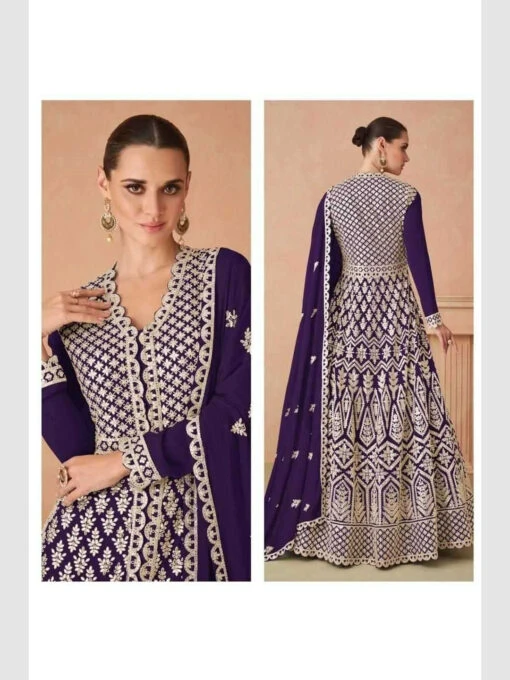 Georgette Embroidery - Anarkali - Image 2