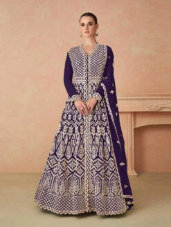 Georgette Embroidery - Anarkali