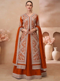 Chinon Silk - Anarkali Dress