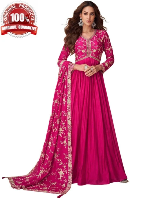 Chinnon Silk - Anarkali Dress - Image 2