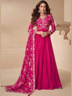 Chinnon Silk - Anarkali Dress