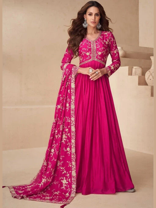 Chinnon Silk - Anarkali Dress