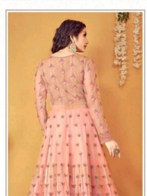 Premium Net Embroidery - Anarkali Dress - Image 2
