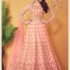 Premium Net Embroidery - Anarkali Dress -Harmony Shop Anarkali C631B 3