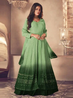Real Georgette - Anarkali Suit