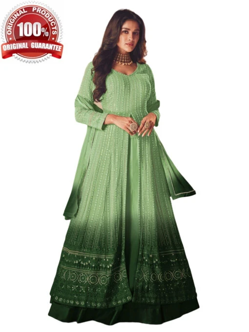 Real Georgette - Anarkali Suit - Image 2
