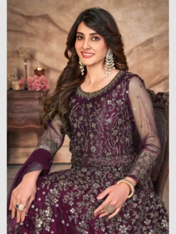 Net Satin - Anarkali -Harmony Shop Anarkali Dress C1027B 3