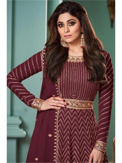Real Georgette - Anarkali - Image 2
