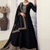 Silk Georgette - Anarkali -Harmony Shop Anarkali Suit C1135E 2