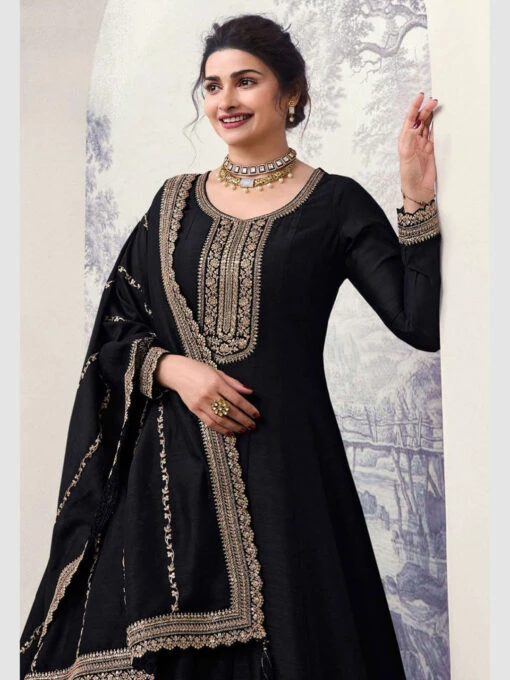Silk Georgette - Anarkali - Image 3