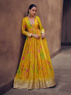 Georgette & Net - Anarkali