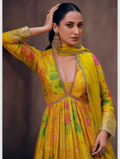 Georgette & Net - Anarkali -Harmony Shop Anarkali Suit C1183B 3