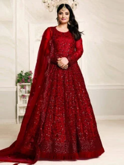 Net Sequence - Anarkali Dress