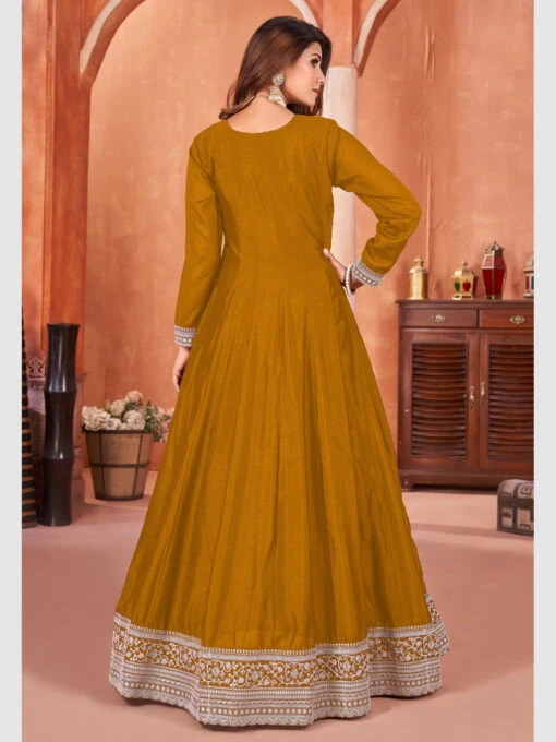 Art Silk - Anarkali Dress - Image 3