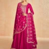 Art Silk Sequins - Anarkali Dress -Harmony Shop Anarkali Suit C1291E 3