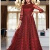Net & Satin Anarkali Suit -Harmony Shop Anarkali Suit C623B 3