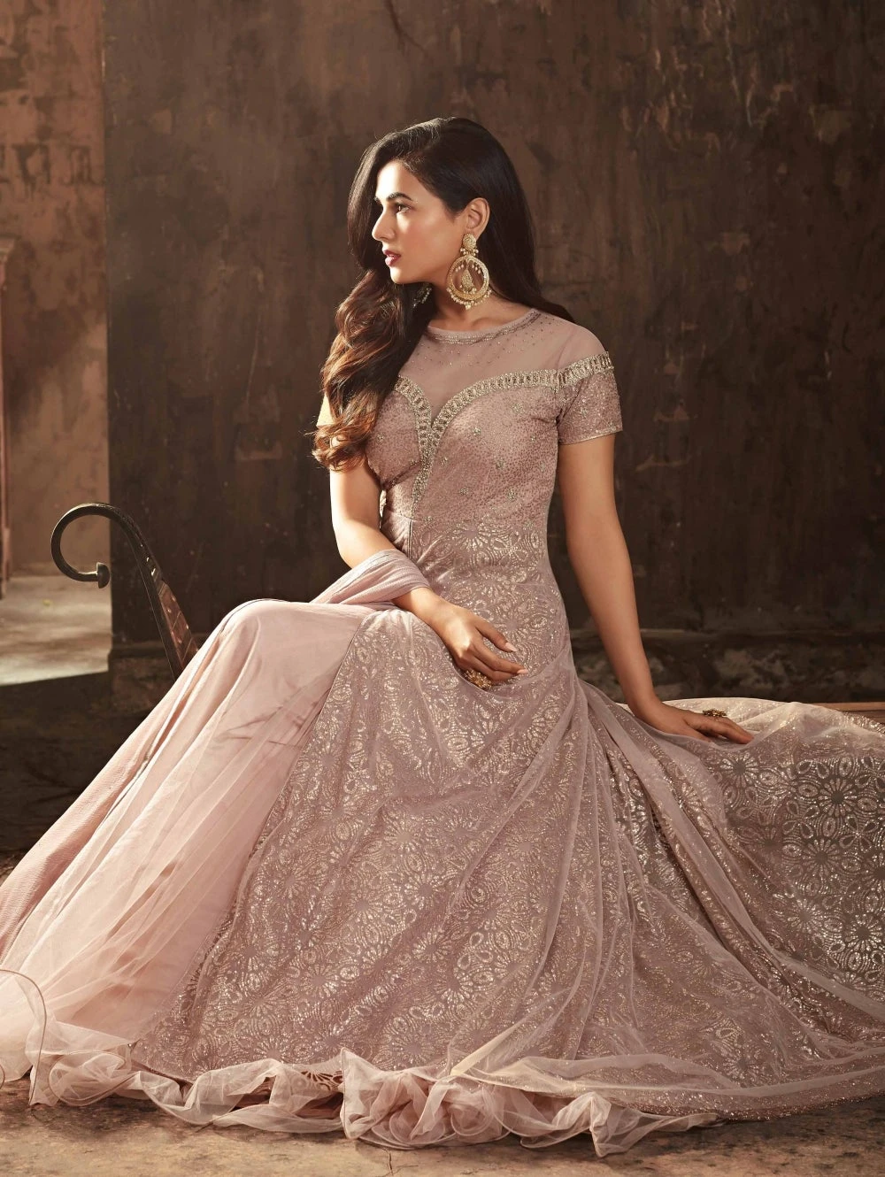 Net & Santoon Designer Anarkali Suit - Image 3