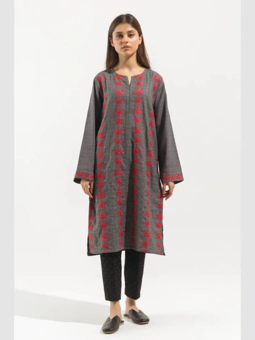 Embroidery On Dyed Yarn Kurti