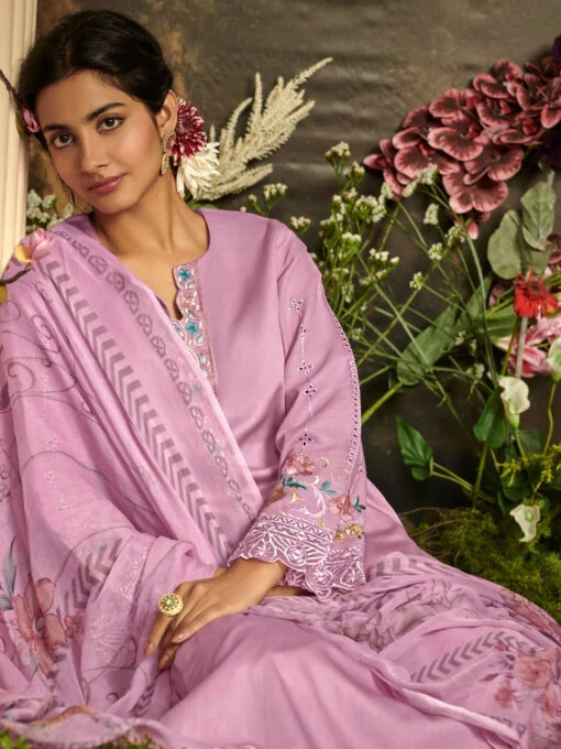 Embroidered Cotton Satin - Image 2