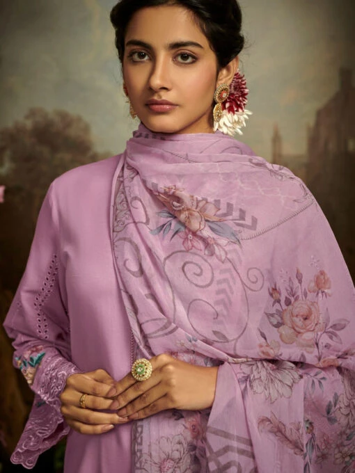 Embroidered Cotton Satin - Image 3