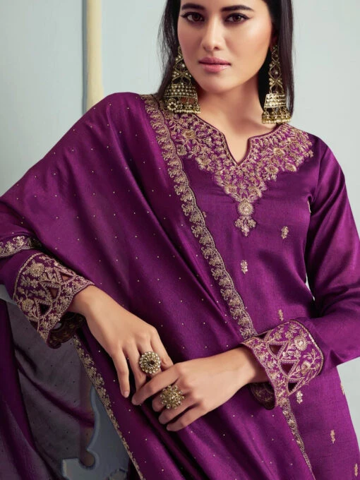 Silk Georgette Embroidery - Image 2