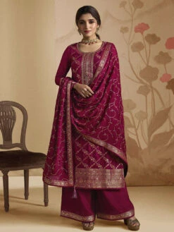 Embroidered Zari On Jacquard