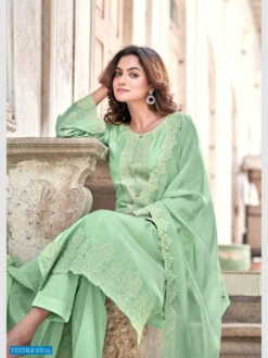 Embroidered Pure Art Silk -Harmony Shop Indian Dress C986A 2