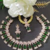 Zirconia Stones Necklace & Earrings