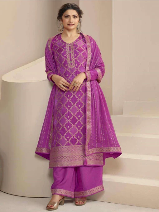 Embroidered Jacquard Zari