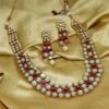 Kundan Necklace Set -Harmony Shop JewelryJ1351 1 93e947c9 7f4e 4065 a4a9 da1ad064161c