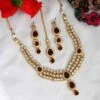 Kundan Necklace & Tikka -Harmony Shop JewelryJ1465 d6b05960 2c32 42e5 8850 9e4a62cc7a3c