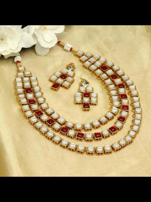 Kundan Necklace & Earrings