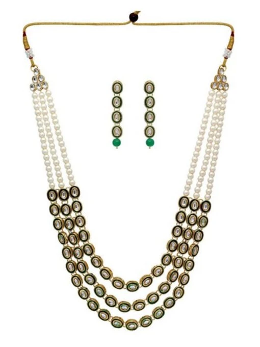 Pearl & Kundan Necklace - Image 2