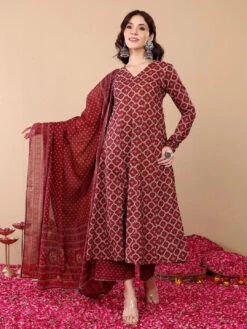 Ethnic Motifs Printed Kurta Set -Harmony Shop Kurta Set C141J 5