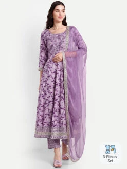 Mirror Work Anarkali Kurta Set -Harmony Shop Kurta Set C142C 2