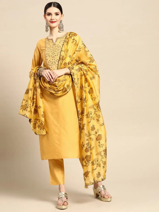 Floral Design Kurta Set