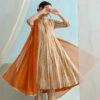 Striped Dyed Kurta Set -Harmony Shop Kurta Set K144A 2