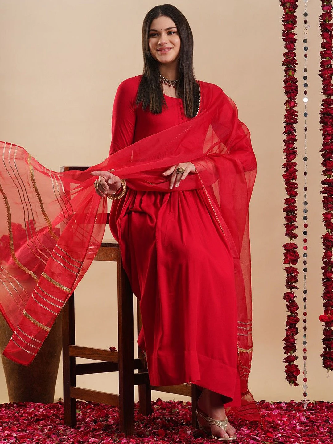 Regular Anarkali Kurta Set - Image 4