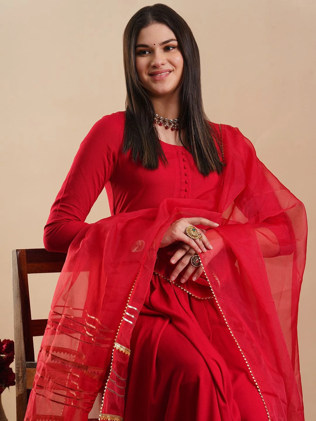 Regular Anarkali Kurta Set - Image 3
