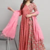 Floral V-Neck Kurta Set -Harmony Shop Kurta Set K146E 5