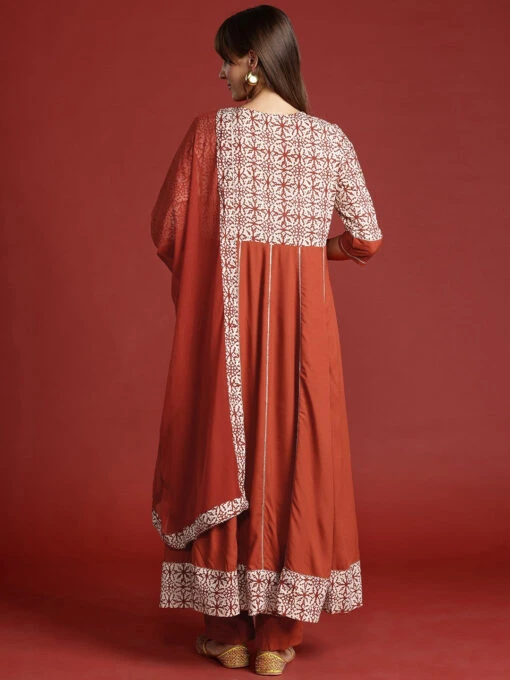 Angrakha Gotta Patti Kurta Set - Image 4