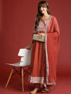 Angrakha Gotta Patti Kurta Set -Harmony Shop Kurta Set K147B 5