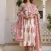 V-Neck Anarkali Kurta Set -Harmony Shop Kurta Set K147F 1