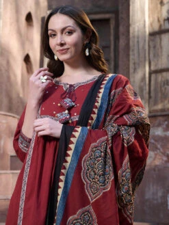 Sequinned Kurta Set -Harmony Shop Kurta Set K148D 4