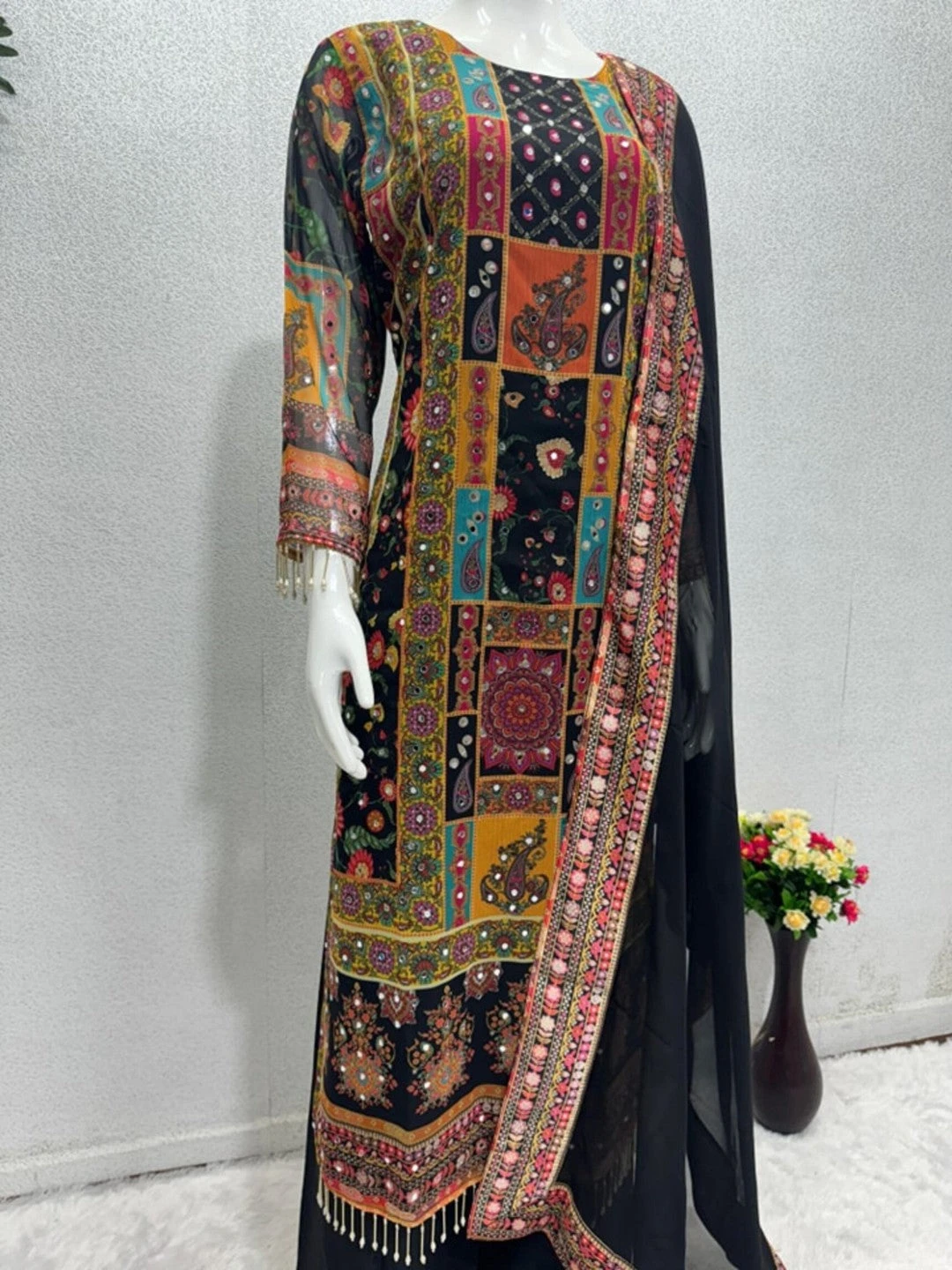 Mirror Work Kurta Set - Image 2