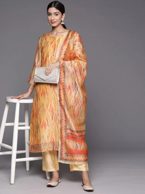 Chanderi Silk Kurta Set - Image 3