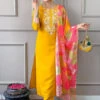 Floral Embroidered Kurta Set -Harmony Shop Kurta Set K149E 1
