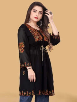 Embroidered Polyester Kurti -Harmony Shop Kurti Dress K107E 4