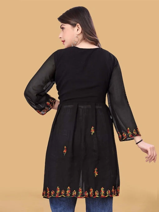 Embroidered Polyester Kurti - Image 5