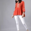 Embroidered Viscose Kurti -Harmony Shop Kurti Dress K109C 5